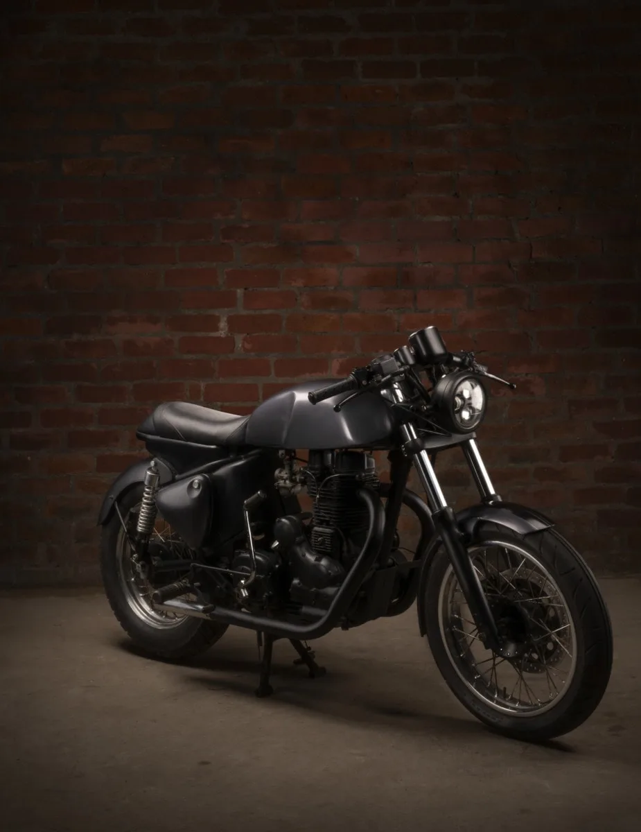 1975 Royal Enfield Bullet 350 — studio photograph