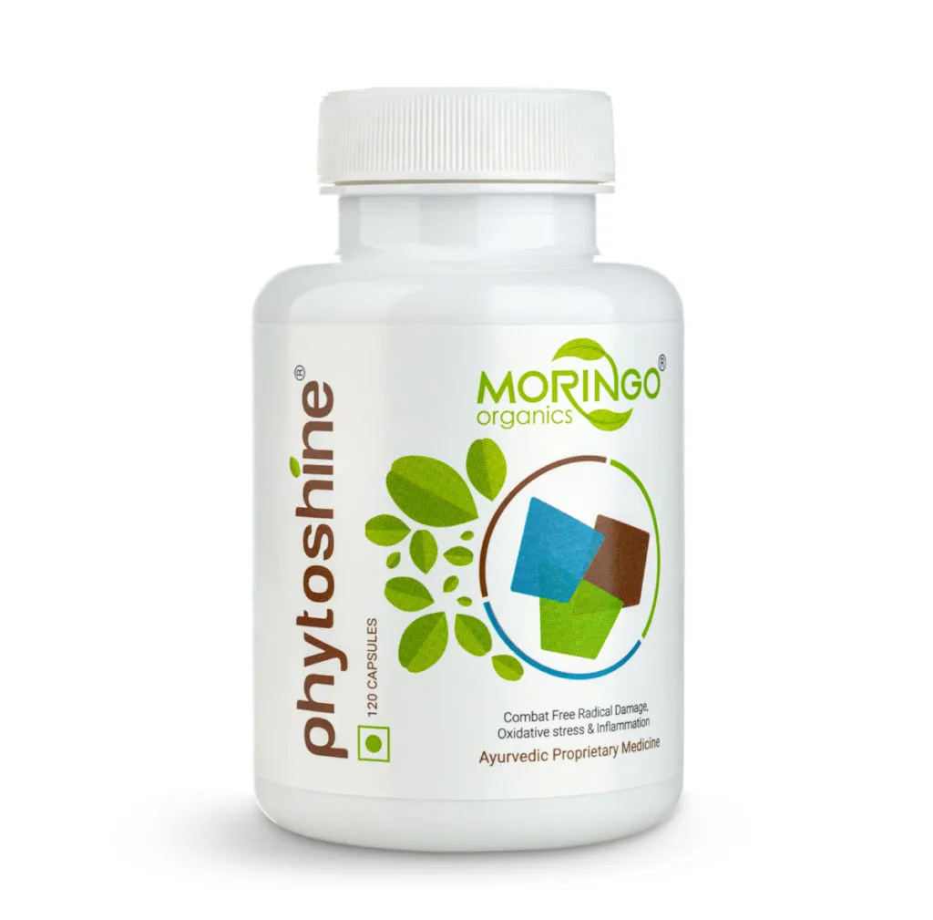 Moringo Phytoshine bottle product photography
