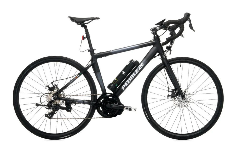 Pedaleze electric road bike — studio product photograph