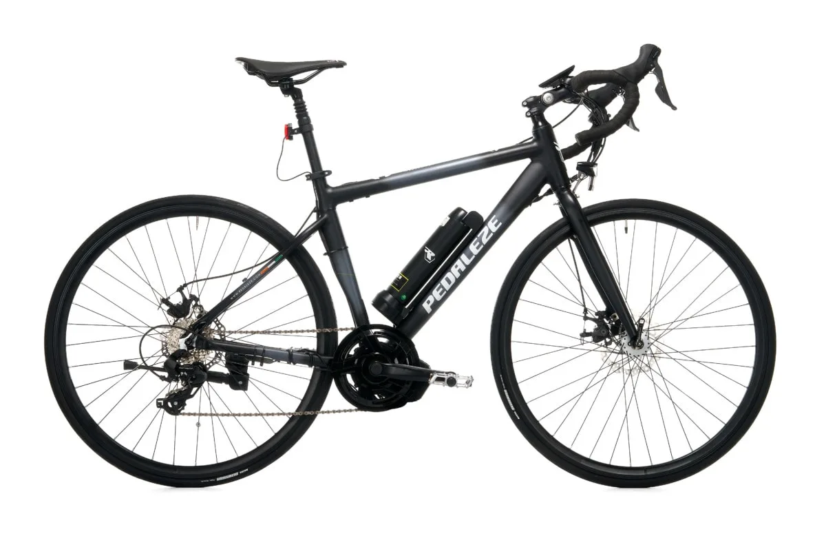 Pedaleze electric road bike — studio product photograph
