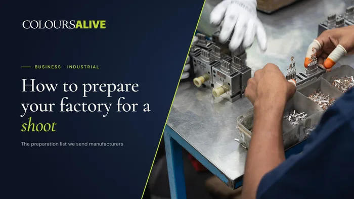 How to Prepare Your Factory for a Photo or Video Shoot